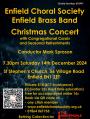 Enfield Choral Society with Enfield Brass Band Christmas Concert 2024